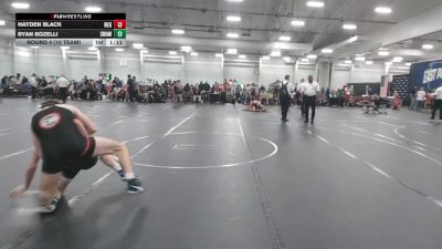 113 lbs Round 4 (10 Team) - Ryan Bozelli, Savage WA White vs Hayden Black, New England Gold