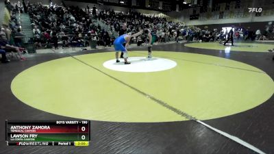 190 lbs Champ. Round 2 - Lawson Fry, La Costa Canyon vs Anthony Zamora, Temescal Canyon