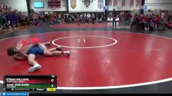 160 lbs Round 2 - Ethan Williams, Clear Creek-Amana vs Gage Sweckard, Mackinaw