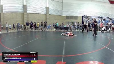 53 lbs Semifinal - Brian A. Szostak, IN vs Jeremiah Hosman, IL