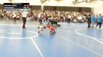 48-B lbs Consi Of 16 #2 - Sakaara Cooper, Paulsboro vs Ryan Gordon, CRWA