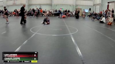 96 lbs Round 5 (8 Team) - Charles Cooper, Warhawks Wrestling vs Liam LaForge, Mat Assassins Red