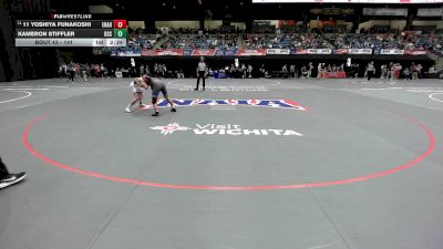 141 lbs Champ. Round 1 - 11 Yoshiya Funakoshi, Embry-Riddle vs Kameron Stiffler, Bismarck State