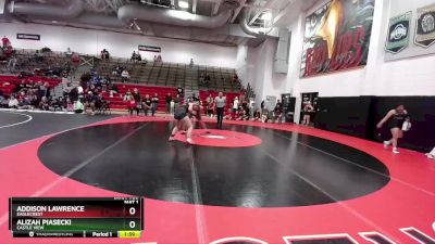 155 lbs 17th Place Match - Alizah Piasecki, Castle View vs Addison Lawrence, Eaglecrest