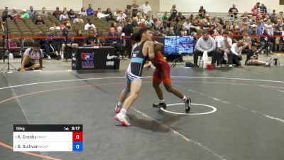 55 kg Semis - Kenneth Crosby, NMU Training Center vs Billy Sullivan, Army (WCAP)