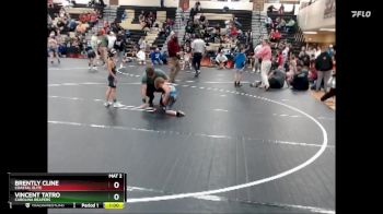 53 lbs 3rd Place Match - Vincent Tatro, Carolina Reapers vs Brently Cline, Coastal Elite