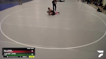 84 lbs Cons. Semi - Eli Lewis, Fosston-Bagley vs Carter LaFee, LARP