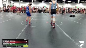 110 lbs Round 4 (8 Team) - Zack Lombreglia, Iron Horse vs Leon Douangmala, New England Gold