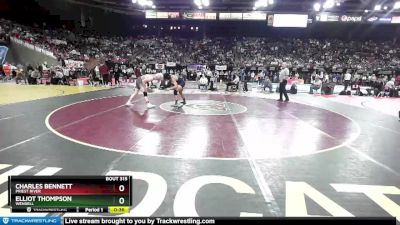 2A 145 lbs Cons. Round 3 - Charles Bennett, Priest River vs Elliot Thompson, Wendell