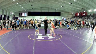 120-125 lbs Semis - Elaine Hoth, Thoroughbred Wrestling Academy vs Cora Jordan, Southern Illinois Regional Training Center