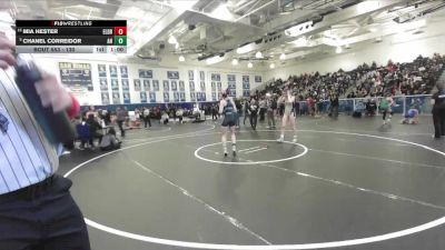 130 lbs Cons. Round 4 - Chanel Correidor, Aliso Niguel vs Mia Hester, El Dorado