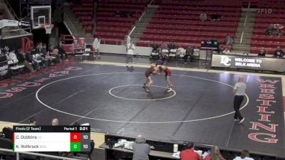 165 lbs Finals (2 Team) - Keegan Rothrock, Brown vs Caden Dobbins, Lock Haven