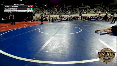 90 lbs Rr Rnd 3 - Hensley Jarman, Pauls Valley Panther Pinners vs Blake Gardner, Blanchard Wrestling Club