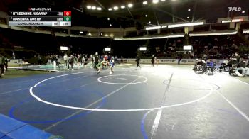 Girls 100 lbs Cons. Round 4 - RyleeAnne Jugarap, Stadium (Girls) vs Makenna Austin, Darrington (Girls)