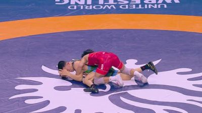 57 kg Qualif. - Yamato Ogawa, Japan vs Aiaal Belolyubskii, Tajikistan