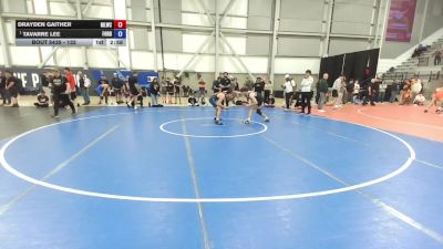 138 lbs Cons. Semis - DRAYDEN GAITHER, Moses Lake Wrestling Club vs Tavarre Lee, FordDynastyWrestlingClub