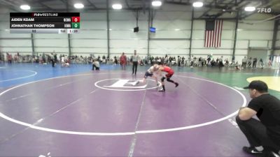 92 lbs Round 2 (10:30am Friday) - Johnathan Thompson, Iowa Black vs Aiden Kdam, NCWAY National Team