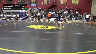 174 lbs Cons. Round 3 - Zion Smith, Life University vs Sean Crews, Lander