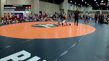 100 lbs Round 7 (8 Team) - Cooper Combs, Team TN vs Blake Adams, Alabama Elite Black