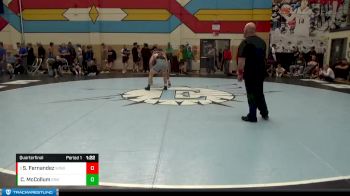 165 lbs Quarterfinal - Santi Fernandez, Windsor vs Caleb McCollum, Erie