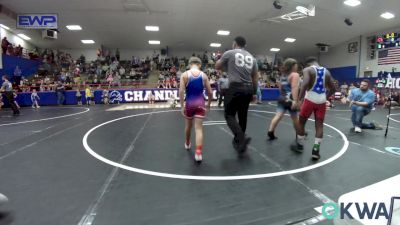 80-88 lbs Rr Rnd 2 - Zaiden Wanzer, Chandler Takedown Club vs Tyree Cade Jr., Midwest City Bombers Youth Wrestling Club