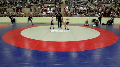 88 lbs Quarterfinal - Emmitt Brand, Georgia vs Easton Quinn, Dendy Trained Wrestling