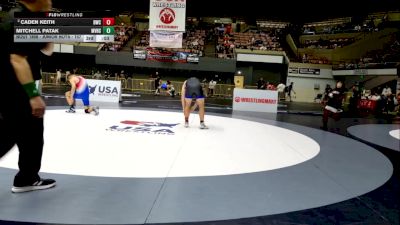 Junior Boys - 165 lbs Champ. Round 3 - Jameson King, Frontier High School Wrestling vs Cesar Barajas, Turlock High School Wrestling