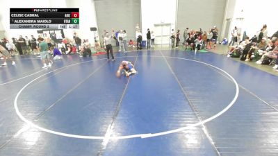 85 lbs Champ. Round 2 - Celise Cabral, Arizona vs Alexandra Maiolo, Utah
