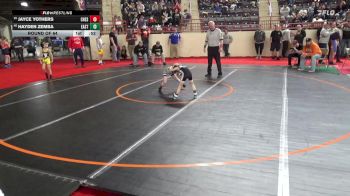 45_B lbs Round Of 64 - Jayce Yothers, Chestnut Ridge vs Hayden Zemba, Easton