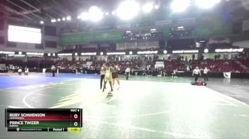 285 lbs Cons. Round 3 - Rory Schwenson, Centennial vs Prince Twizer, Borah