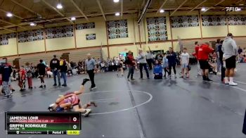 64 lbs Cons. Semi - Griffin Rodriguez, Buxton vs Jameson Lohr, Williamsburg Wrestling Club