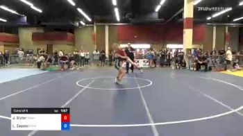 43 kg Consi Of 4 - Joely Slyter, Team Idaho Wrestling Club vs Lillian Zapata, Flower Mound High School Wrestling
