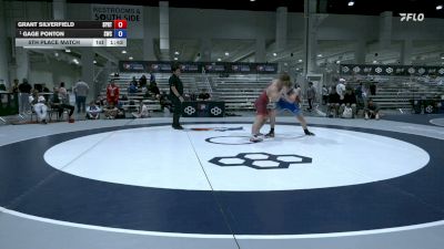 110 kg 5th Place Match - Grant Silverfield, Spartan RTC@LHP vs Gage Ponton, Suples Wrestling Club