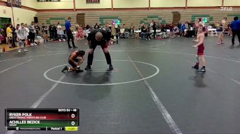 48 lbs Round 1 - Ryker Polk, Great Bridge Wrestling Club vs Achilles Bezick, Spazz