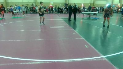 144 lbs Round Of 16 - Jayden Bowles, Tampa Bay Tigers Wrestling vs Nathaniel Lauser, Head Hunters Wrestling Club Florida
