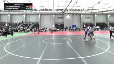 285 lbs Quarterfinal - Luc Abbatemarco, Hall vs Cooper Myers, Waterford