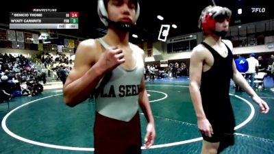 113 lbs Cons. Semi - Benicio Thome, Bishop Amat vs Wyatt Carnrite, Poway