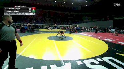 6A Boys 120 lbs Quarterfinal - Garrett Head, Barlow Boys vs Carter Dawson, Roseburg Boys