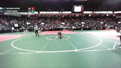 90 lbs Cons. Round 3 - Jackson Patton, AWRA vs Ayden Unger, LAC3