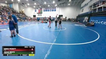 103-113 lbs Cons. Round 1 - Emma Pickett, CCA vs Reese Bentz, Dean Morgan