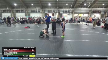 48-52 lbs 1st Place Match - Phillip Espinosa, So Cal Hammers vs Oscar Ormond, Unattached