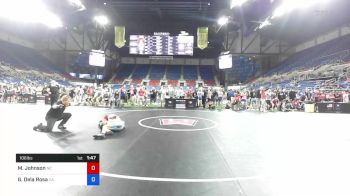 106 lbs Cons 16 #2 - Mac Johnson, North Carolina vs Gabriel Dela Rosa, California