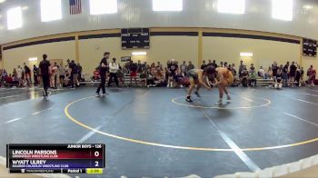 126 lbs Cons. Round 4 - Lincoln Parsons, Greenfield Wrestling Club vs Wyatt Ulrey, Maurer Coughlin Wrestling Club