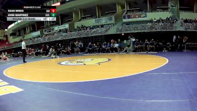 150 lbs Round 3 (4 Team) - John Martinez, Schuyler vs Sean Mines, Seward