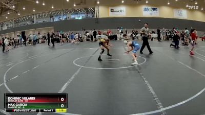 76 lbs Round 4 (6 Team) - Dominic Velardi, Brawler Elite vs Max Garcia, Rangers WC