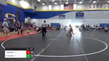 132 lbs Prelims - Trayce Eckman, Union County Wrestling Club vs Connor Crumer, Askren5