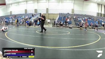 87 lbs Cons. Round 2 - Jackson Taylor, KY vs Camden Hook, IN