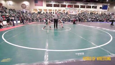 70 lbs Consi Of 16 #2 - Hunter Hoagland, Mat Sense vs Davie Green, GOLDRUSH Academy