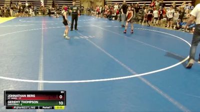 70 lbs Semis (4 Team) - Eli Christensen, St. James vs Tucker Anderson, Owatonna