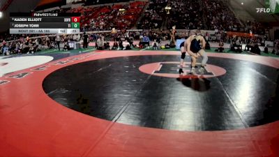 4A 165 lbs Cons. Round 2 - Joseph Torr, Timberlake vs Kaden Elliott, South Fremont